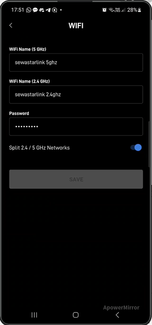 starlink wifi band networks 5g